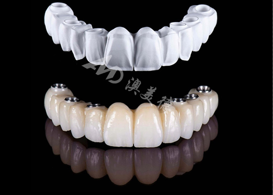 Buon prezzo Precisione accessibile, corona di zirconia completa, corona dentale di zirconia ad alta resistenza. in linea