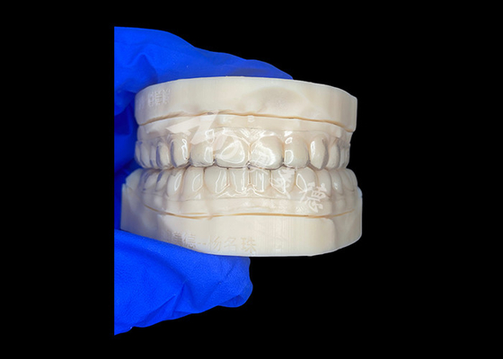 Buon prezzo Apparecchio ortodontico con supporto visibile trasparente Materiali termoplastici avanzati in linea